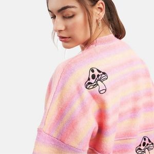 Spirit Jersey Pastel Mushroom Sweater